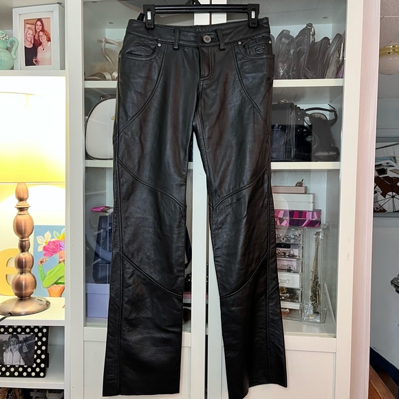 Harley Davidson Leather Riding Pants size 2 - Picture 7 of 9